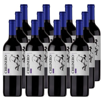 Case of 12 Chilinero Merlot 75cl Red Wine Wine